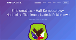 Desktop Screenshot of emblemat.pl